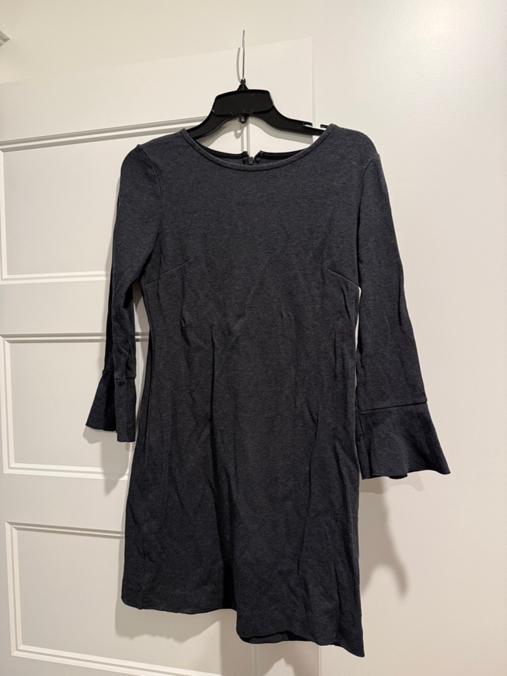 Madewell gray Bell-Sleeve Knit Dress S